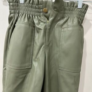 Brand new Women’s leather jogger pants
